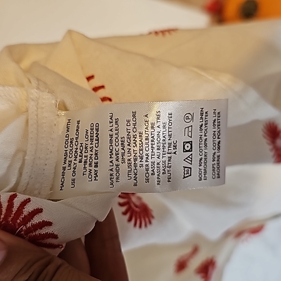 Free people embroidered sun cream Emory midi dress - Picture 7 of 7